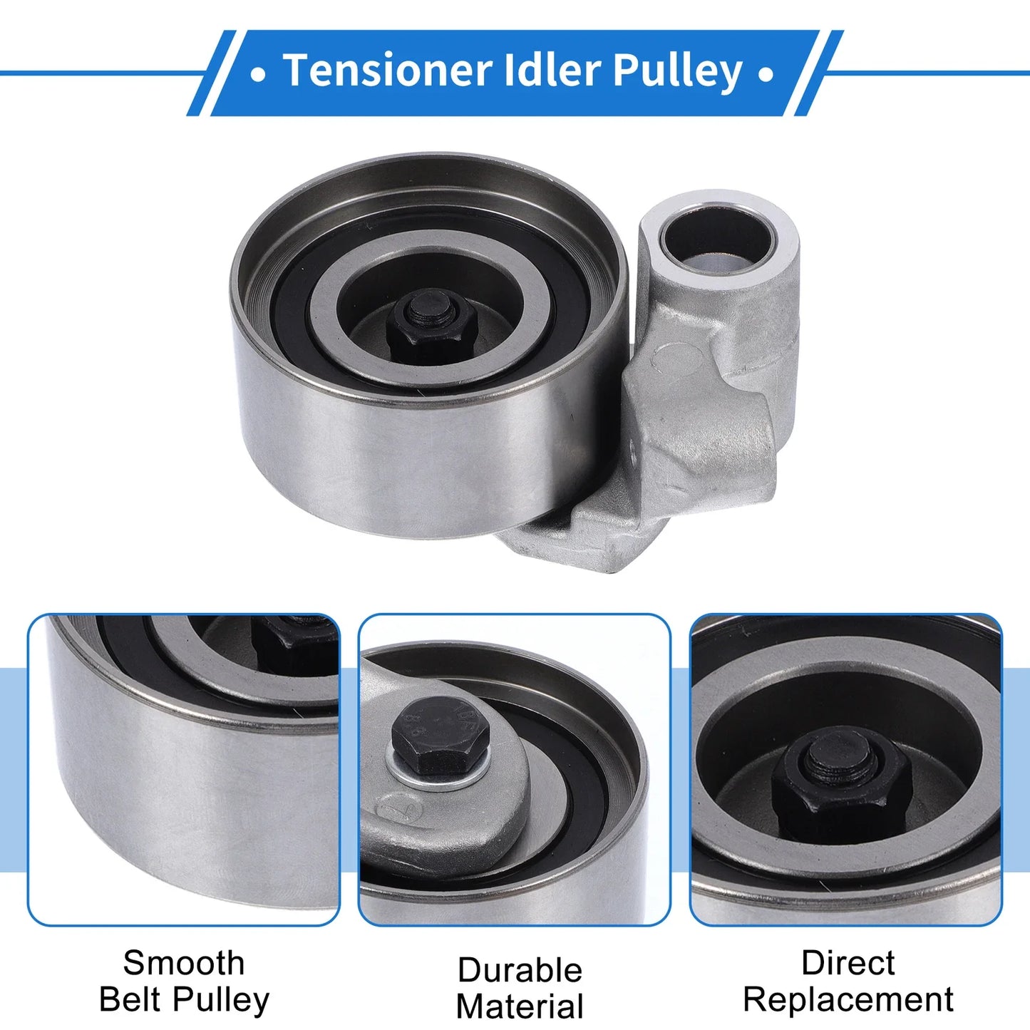 Drive Belt Idler Pulley for Toyota Hilux (2004-2018) 1 x Quality Replacement