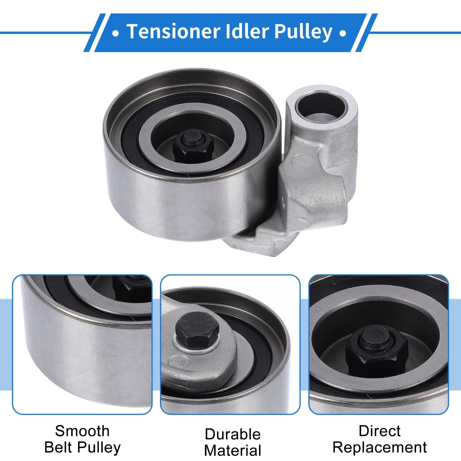 Drive Belt Idler Pulley for Toyota Hilux (2004-2018) 1 x Quality Replacement