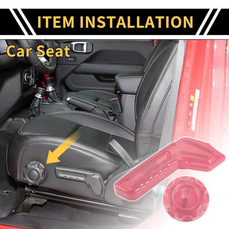 Jeep Gladiator JT (2018-2024) - Pink Seat Adjustment Button Cover Trim
