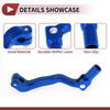 Bosuer M4 Blue Folding Motorcycle Gear Shifter Lever