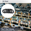 Car Oil Seal 75x110x12mm 5 x Seal Ring Rotary Shaft Nitrile Rubber