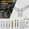 Chopper Cruiser Bobber Cafe Racer Scooter Chrome Motorcycle Mirrors