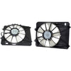 Cooling Fan Assemblies Set of 2 Driver & Passenger Side