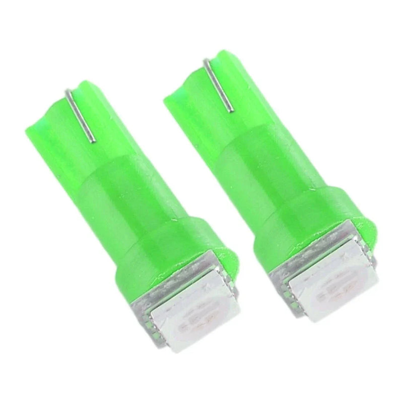 Vauxhall Corsa D Green LED T5 Instrument Cluster Bulbs (2006-2014)