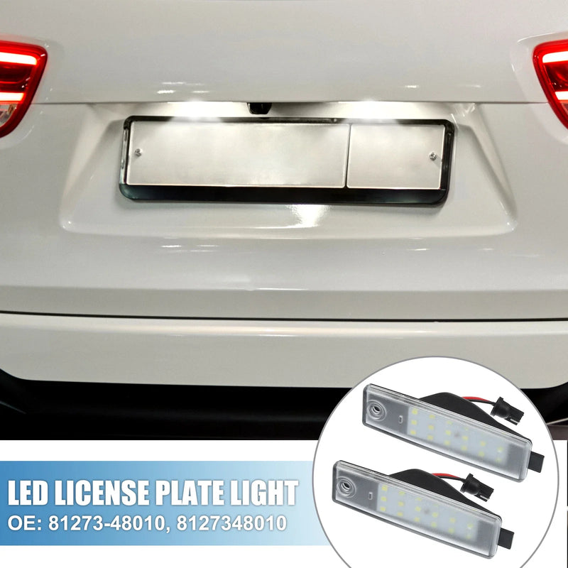 Toyota RAV4 White LED License Plate Lights (2010-2014)
