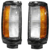 Mitsubishi Triton ME MF MG MH MJ LH+RH Black Corner Lights Pair (1986-1996)