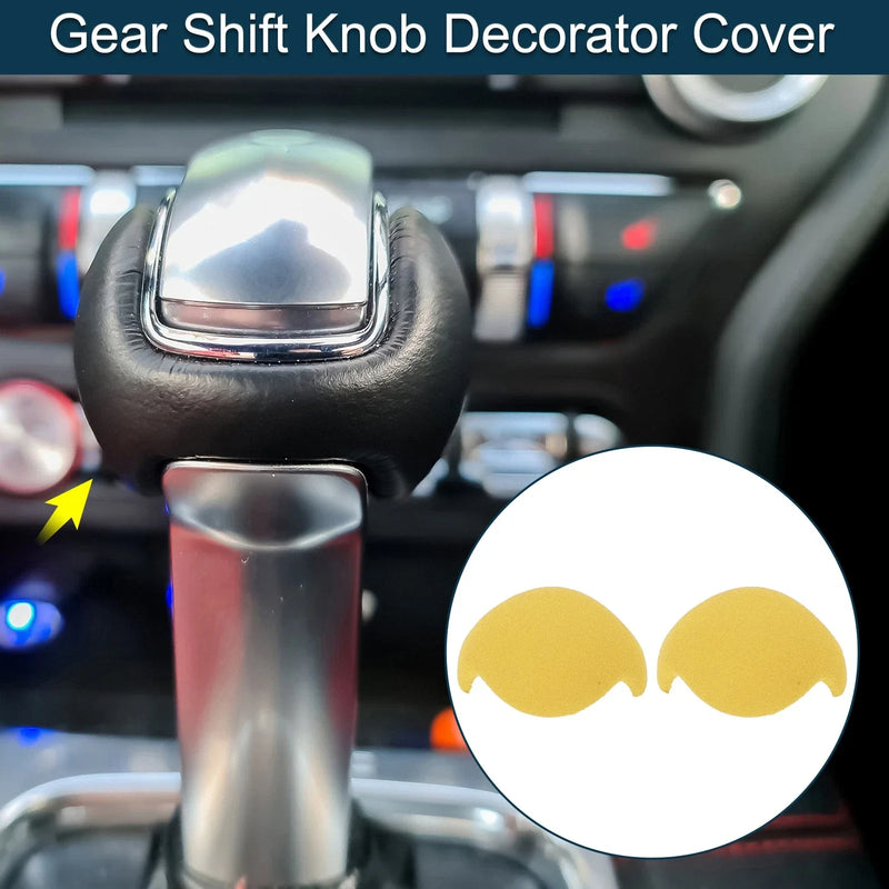 Ford Mustang Yellow Gear Shift Knob Cover (2015-2021)