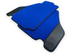 Ferrari F430 (2004-2009) | AutoWin Brand, Carbon Fiber Leather Blue Floor Mats