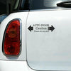Car 1 x Auto Door Caution Do Not Pull Decal Sticker