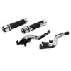 Yamaha MT-15, XSR155 Silver Brake Clutch Lever Handlebar Grip Set