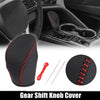 Nissan Rogue Sport Black Faux Leather Gear Shift Knob Cover (2017-2023)