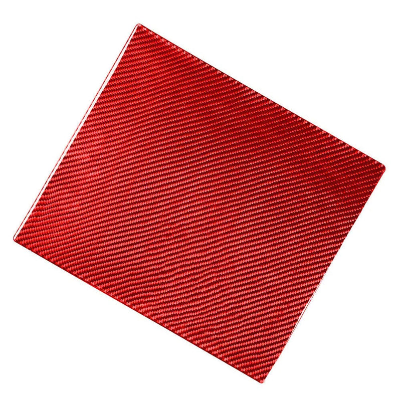 Toyota Tundra Carbon Fiber Red Rear Seat Anti-Kick Panel Trim (2014-2021)