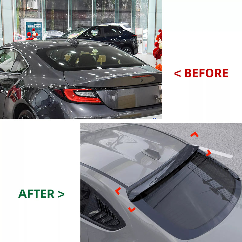 Toyota GR86, Subaru BRZ 1x Gloss Black Rear Boot Spoiler Lip (2022-2025)