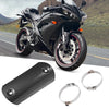 Motorcycle 1 Set 5.63'' Exhaust Muffler Pipe Protector Carbon Fiber Pattern