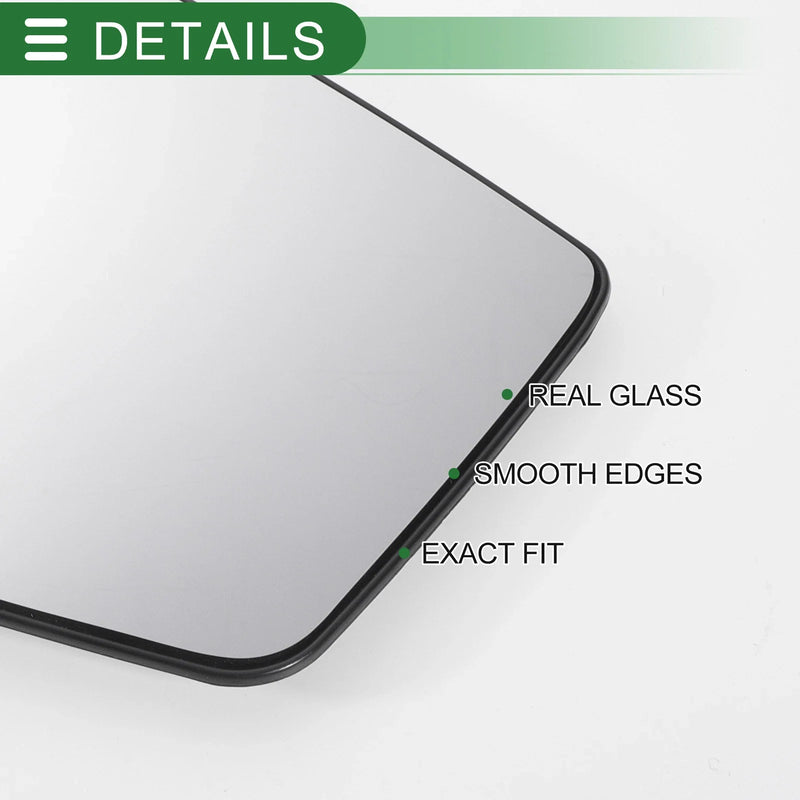 Ford Tourneo Right Side White Mirror Glass with Back Convex