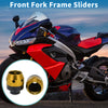 Motorcycle Front Fork Frame Sliders / 2 x / Gold Tone
