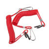 Outboard Engine Kill Stop Switch Key Lanyard Rope Clips