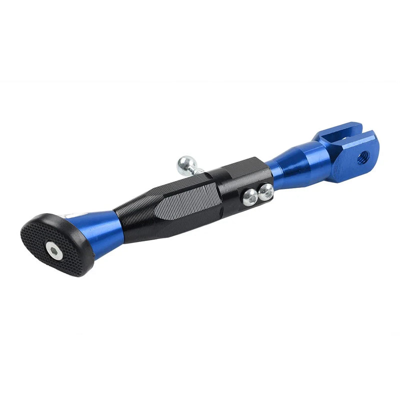 Motorcycle Universal Side Support - Blue Adjustable Kickstand Foot