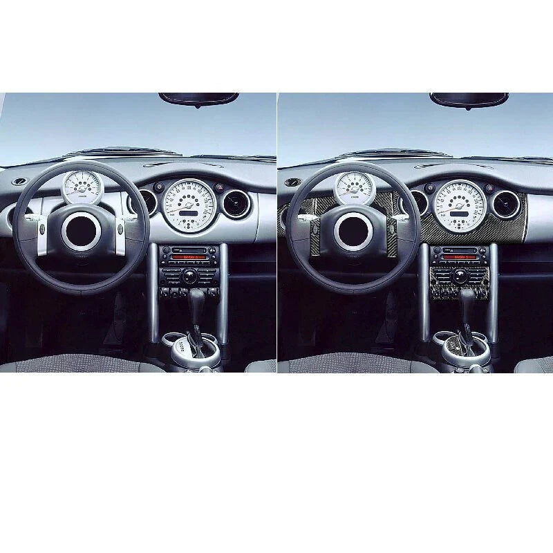 Mini Cooper 2002-2004 REAL Carbon Fiber Fashion Interior Full Set Cover Trim