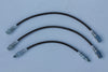 Ford Cortina TE TF Braided Brake Hose Set (3)
