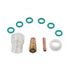 WP-17 / 18 / 26 10 x TIG Welding Torch Stubby Gas Lens & Pyrex Cups