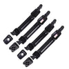 Exterior Door Handle BK Gloss Set 4 Fits Nissan Navara D40 4D Pickup 2005-14 D06
