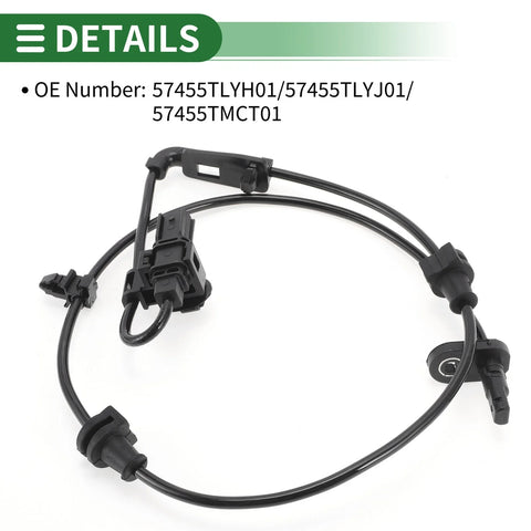 Honda CR-V 2017 Front Left ABS Wheel Speed Sensor