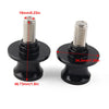 KAWASAKI ZX6R (1998-2011) - Silver Slider Set 10mm Swingarm Spools