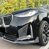 BMW X3 G45 2 x Carbon Look Front Bumper Side Vent Trim (2025)