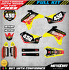 Suzuki RMZ 450 (2005-2006) - PODIUM STYLE Decals Custom Graphics Full Kit