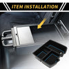 Chevy Silverado 1500 (2007-2013) Black Blue Center Console Organizer Tray