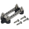 Marine Applications Heavy Duty 12V Buss Bar Terminal 2x6 Way Dual 100A