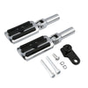 Harley Softail Slim Pair Chrome Passenger Foot Pegs (2012-2017)