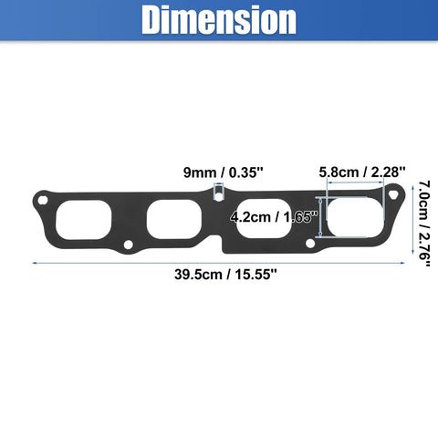 Chevrolet Colorado GMC Canyon Exhaust Manifold Gasket Metal Gray