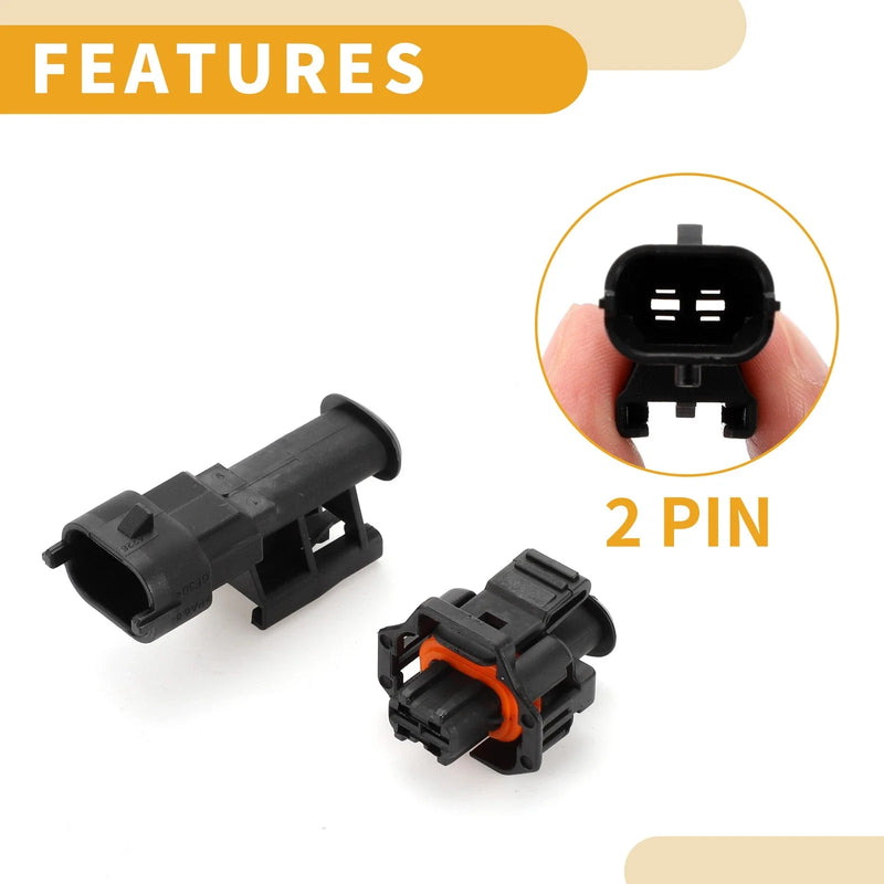 Ford 2 x Fuel Injector Connector Plugs