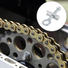 Motorcycle Chain Axle Adjuster Tensioner / 2 x 10mm Dia Hole / Universal Chain Axle Tensioner