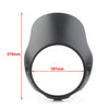 T100 T12 7" Matte Black Front Headlight Fairing Cover