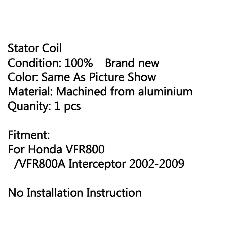 Honda VFR800 / VFR800A Stator Charging Coil (2002-2009)