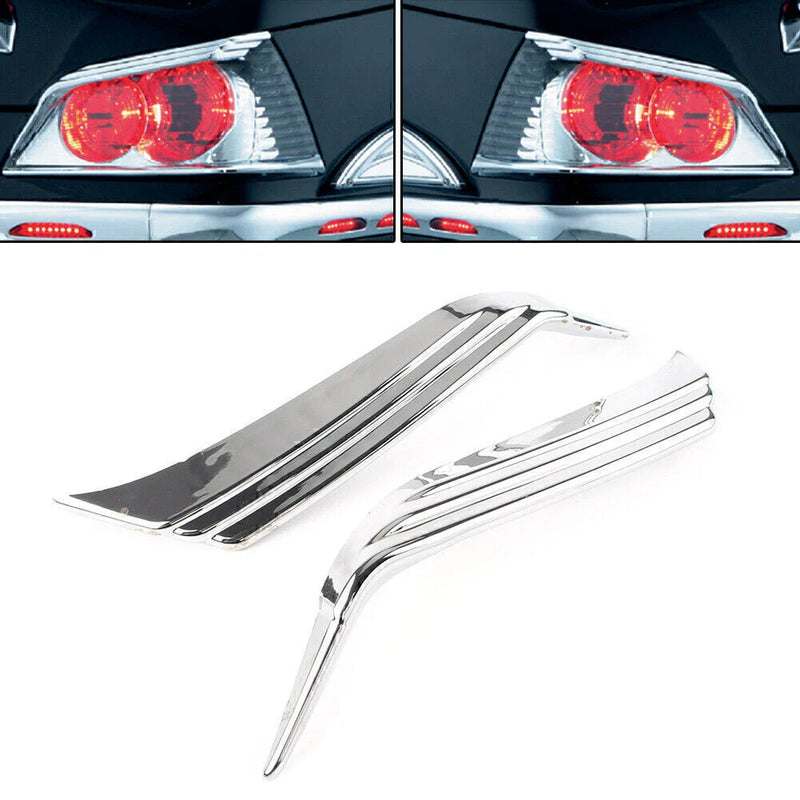 Honda Goldwing 1800 Trunk Tail Light Visors Trim Accent (2012-2017)