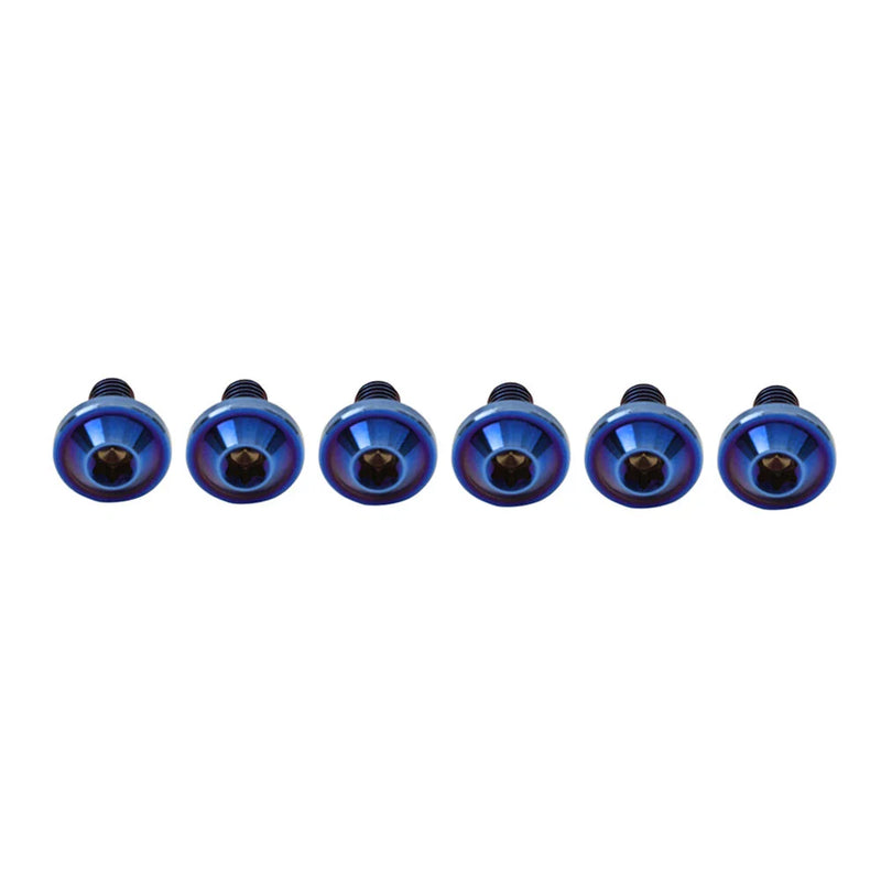 Bike Motorcycle 6pcs M5x30mm Alloy Torx Head Screws