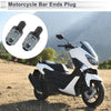 Motorcycle Bar Ends Plug 2pcs Aluminum Alloy 7/8" Handlebar Titanium Tone