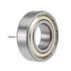 Chrome Steel P6 6003ZZ 17x35x10mm 2 x Deep Groove Ball Bearings