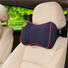 Beige Car Seat Headrest Pad Memory Foam Pillow Head Neck Rest Support Cushion