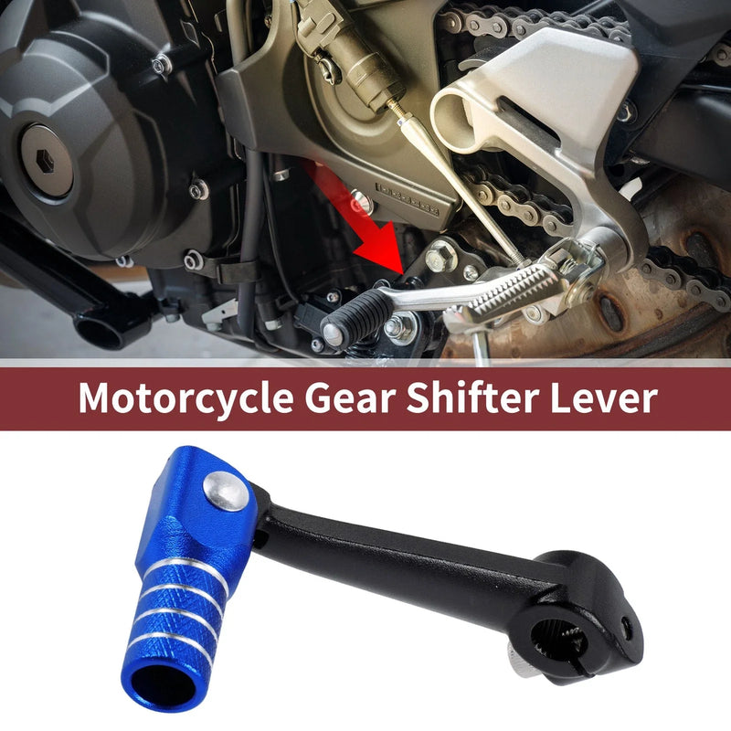 Bosuer M5 Folding Gear Shifter Lever / 1 Pcs / Black Lever Blue Head