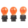 Vehicles 10 x 3000K 3157 Clear Amber Tail Signal Brake Light Bulbs