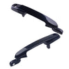 Hyundai Accent Front Exterior Outside Door Handles Black (2006-2011)