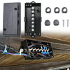 7-Way Electrical Trailer Junction Box, 7-Gang Trailer Wire Connection Box
