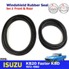 Windshield Weatherstrip Rubber Seal F+R Pair Fits Isuzu KB20 Faster 1972-80 D09
