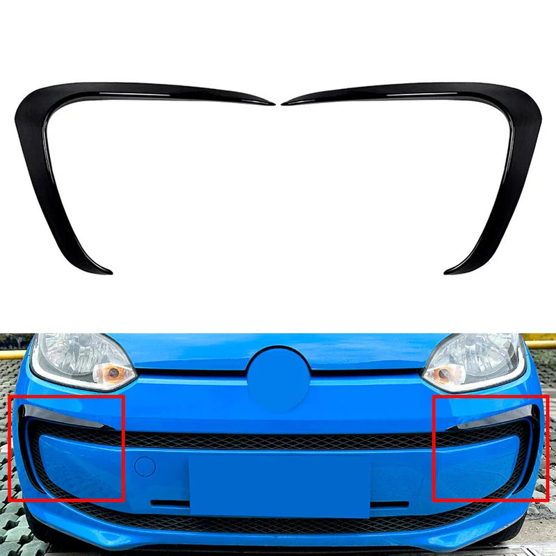 Volkswagen UP Glossy Black Front Bumper Side Splitters (2011-2015)