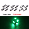 Car 12 x T10 Green LED Wedge Light Bulbs (W5W 194 168 2825 158 192)
